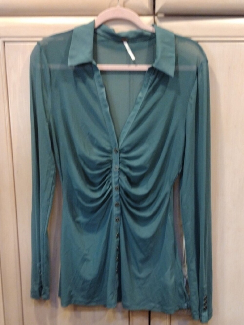 Free People Green Lucky Shirtee - Picture 5 of 5